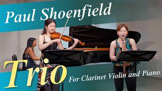 Download lagu P.Schoenfield： Trio for Clarinet, Violin and Piano｜クラリネット・ヴァイオリン・ピアノのためのトリオ I. Freylakh mp3