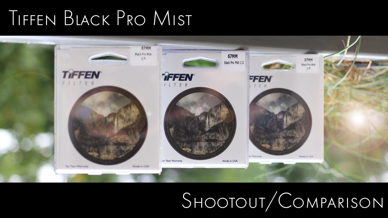 Tiffen Black Pro Mist 1/2 vs. 1/4 vs. 1/8 Comparison