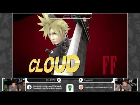 S4@GU 5-31 (Loser's Finals): Pugwest (Marth) vs XL-XCVii (Cloud)