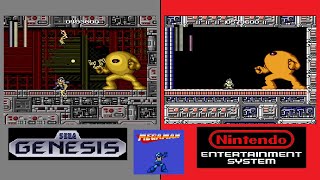 Megaman Sega Genesis vs NES playthrough