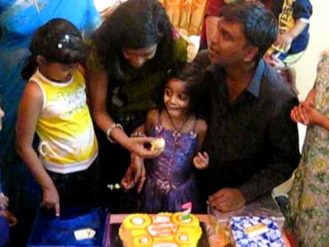Anika Cake Cutting - 5th Bday