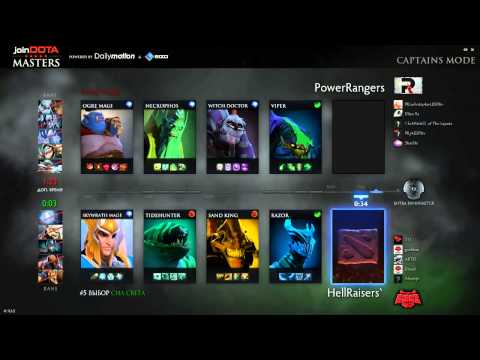 HellRaisers vs Power Rangers - Game 1 (part 1) @ joinDota Masters