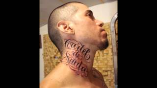 Cartel de Santa Pa&#39;no Andar Triste