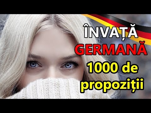 🇷🇴 🇩🇪 1000 Propoziții în Germană în 20 Zile  - Ziua 7