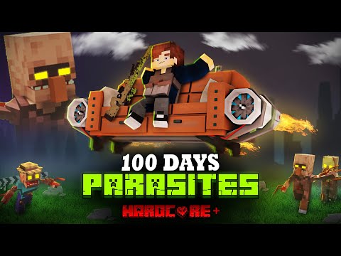 Surviving 100 Days on a Rocket Sofa in Minecraft Apocalypse!