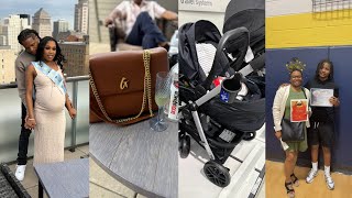 VLOG| Graduation Day➡️ Baby Shower Time➡️ Cash STUFFING CHALLENGE • VIRAL Grinder Sandwich Remake