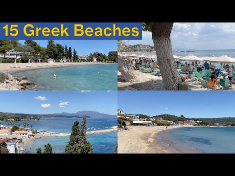 🇬🇷 15 Best Beaches to visit in Athens Greece and the Peloponnese (15 Day Trips from Athens)