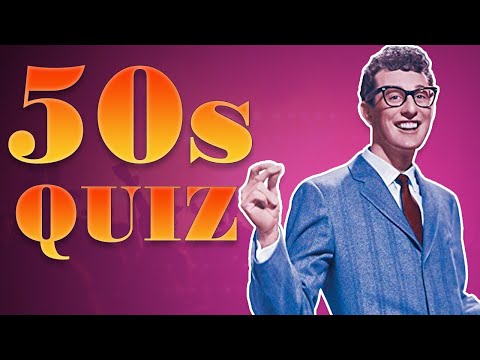 Can You Name ALL These HITS of the 50s? |  MUSIC QUIZ  | Guess the song