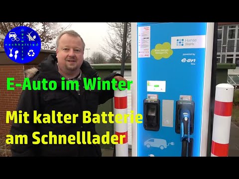 Elektroauto im Winter - Renault Zoe mit kaltem Akku laden