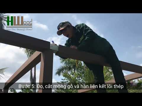 HƯỚNG DẪN THI CÔNG LAM CHE NẮNG GỖ NHỰA HWOOD