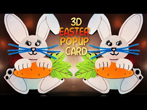 Easter Day 3D Card | Handmade Easter Day Pop-up Card | how to make Easter day 3d popup card