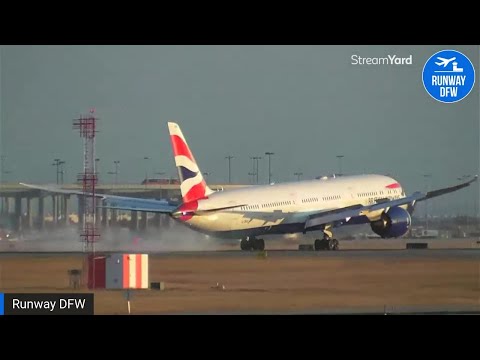Runway DFW - LIVE planespotting from DFW Airport on Sat 12-4-21