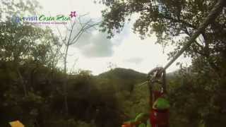 preview picture of video 'Costa Rica Zip-line / Canopy Tour'