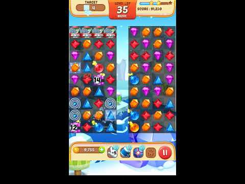 Jewel Match King Level 237 - Walkthrough ( No Booster )