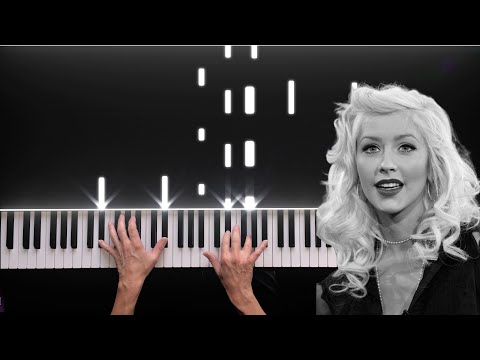 Beautiful - Christina Aguilera piano tutorial