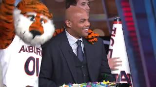 Chuck Celebrates His 52nd Birthday with Cake and Auburn Band