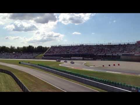 A collection of old-timers racing round the TT Circuit, Assen (NL).