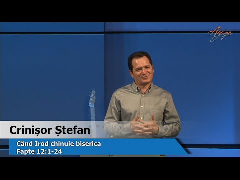 Crinisor Stefan - Cand Irod chinuie Biserica  - Live Stream July 19,  2020  - 11 AM