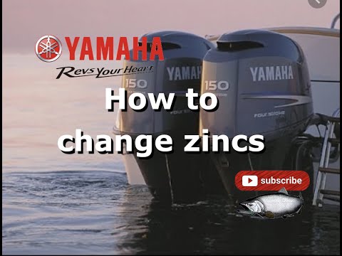 How to change zincs (anodes) for Yamaha 150 HP - engine and trim tab