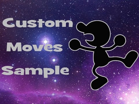Mr. Game & Watch Custom Moves Sample