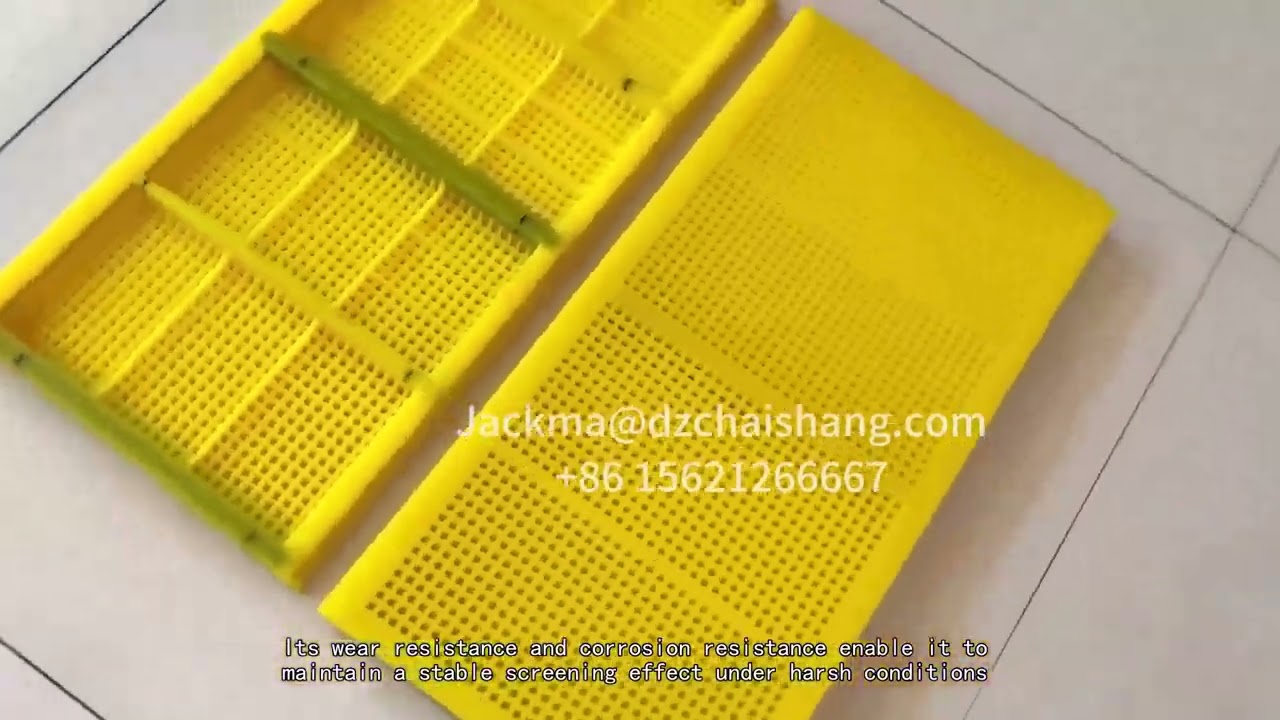 High-Performance PU Mesh for Aggregate Screening