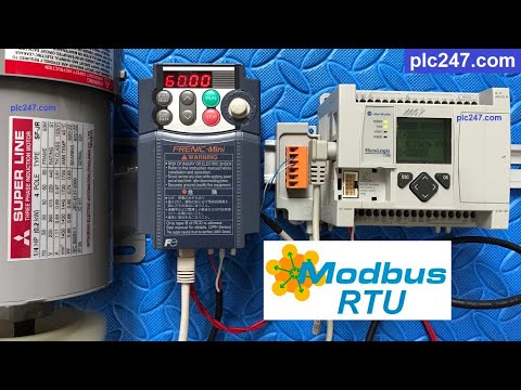 Micrologix 1100 "Modbus RTU" FUJI Frenic VFD