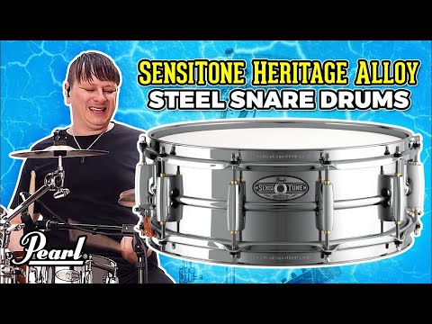 Pearl Sensitone Heritage Alloy Snare Drum - 6.5 x 14 inch - Steel 