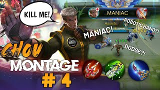 Chou Montage #4 | Immune, Tower Dive, Insane Kick | Mobile Legends Bang Bang