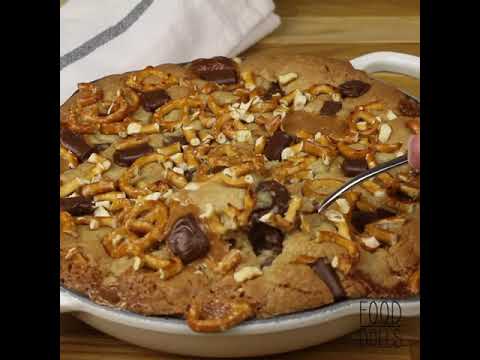 Salted Caramel Cookie Skillet, by Food Dolls