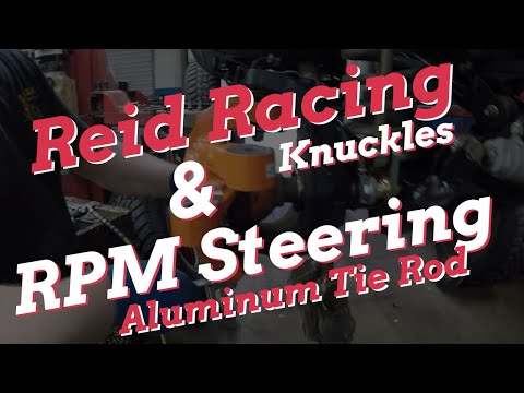 RPM Aluminum Tie Rod & Reid Racing Knuckles - JL Wrangler
