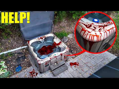 IF YOU SEE BLOOD IN A HOT TUB, STAY AWAY AND GET HELP! (it's VERY haunted)
