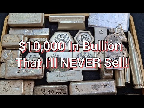 Rare Silver Bullion Collection Worth $10,000 | Not for Sale!