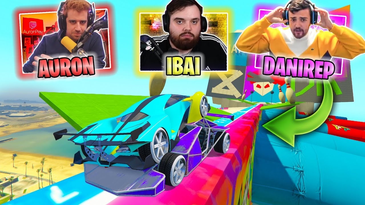 CARA A CARA CON IBAI Y AURONPLAY! NOS CHOCAMOS! - GTA 5 ONLINE