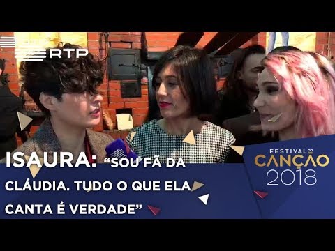 Isaura choses Cláudia Pascoal as the singer of her song | Festival da Canção