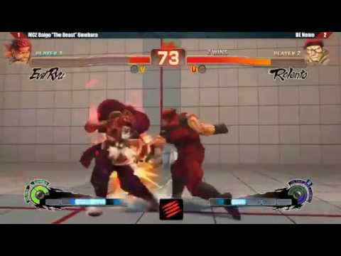 [TGS2014] USF4 Daigo Umehara (Evil Ryu) vs. Nemo (Rolento) [FT5]