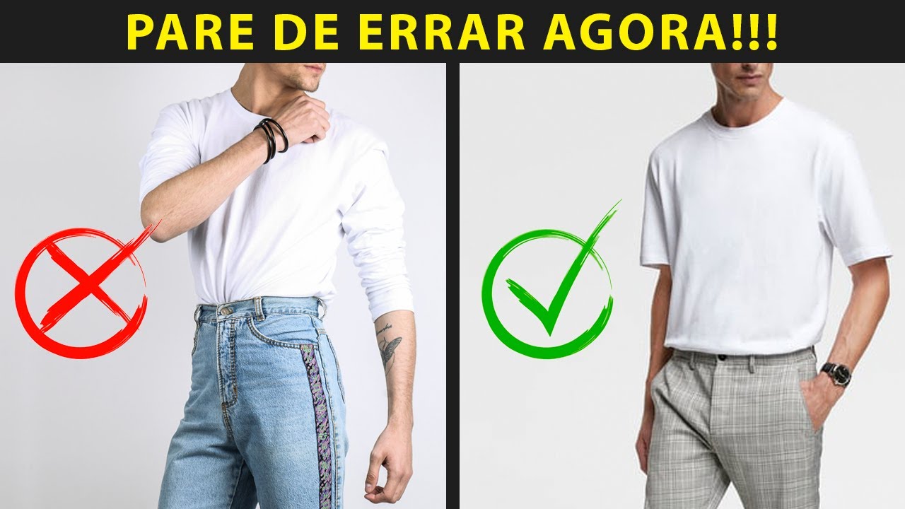 CAMISETA POR DENTRO DA CALÇA: 5 Dicas pra NÃO ERRAR na hora de usar