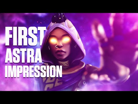 NEW AGENT ASTRA Live Gameplay | Big Brain Controller Ability Review + First Impressions