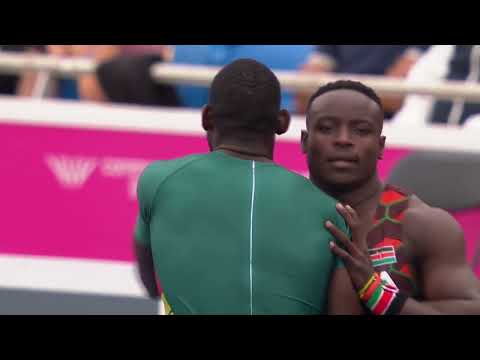 CWG: Men's 100m Round 1 - Heat 5  | Sprinting | SportsMax TV