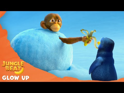 Penguin's Glow Up - Jungle Beat: Munki and Trunk | Kids Animation 2021