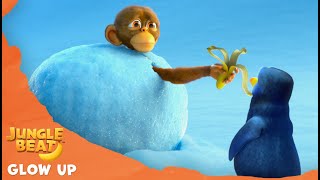 Penguin's Glow Up - Jungle Beat: Munki and Trunk | Kids Animation 2021