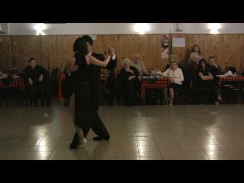  Lida Mantovani  and  Cristhian Sosa  are  dancing  to  the  tango  "  Corazon  "