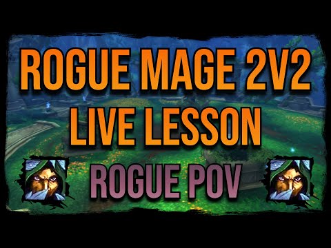 Rogue Mage 2v2 LIVE LESSON (Rogue POV) | #worldofwarcraft #thewarwithin #wowpvp