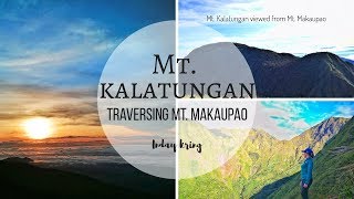 preview picture of video 'Mt. Kalatungan Traverse Mt.Lumpanag/Makaupao/Wiji'