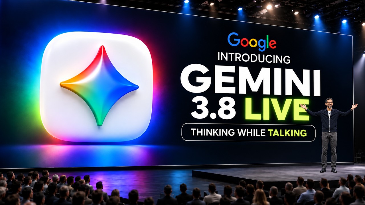 Gemini 3.8 LIVE is INSANE: Google's New AI Can Think WHILE It Talks