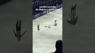 Download lagu ⛸️ Ilia Malinin & Adam Siao’s BACKFLIP at Olympic GALA 😱 #fs #Olympics #figureskating #viral mp3