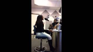 Ashley Kimbrae on the K104 Morning Show