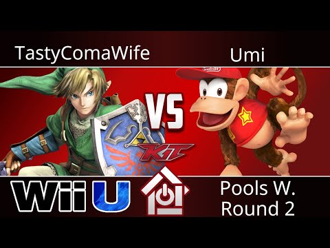 KiT 2018 - TastyComaWife (Link) vs Umi (Diddy) - Smash 4 Pools W. Round 2