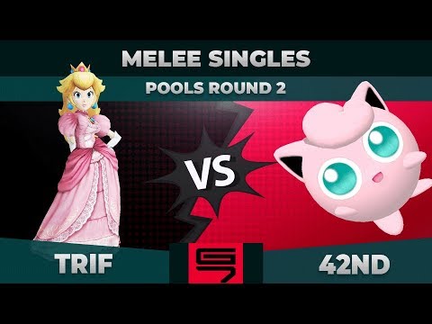 Trif vs 42nd - Melee Singles: Pools R2 Winners Semifinal - Genesis 7 | Peach vs Puff