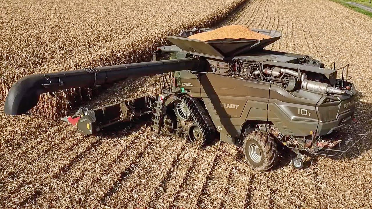 FENDT IDEAL 10T + 939 Vario bei der Maisernte 2023/ Corn Harvest 23