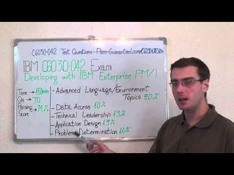 C6030-042 – Developing Exam with IBM Enterprise Test PL/I Questions